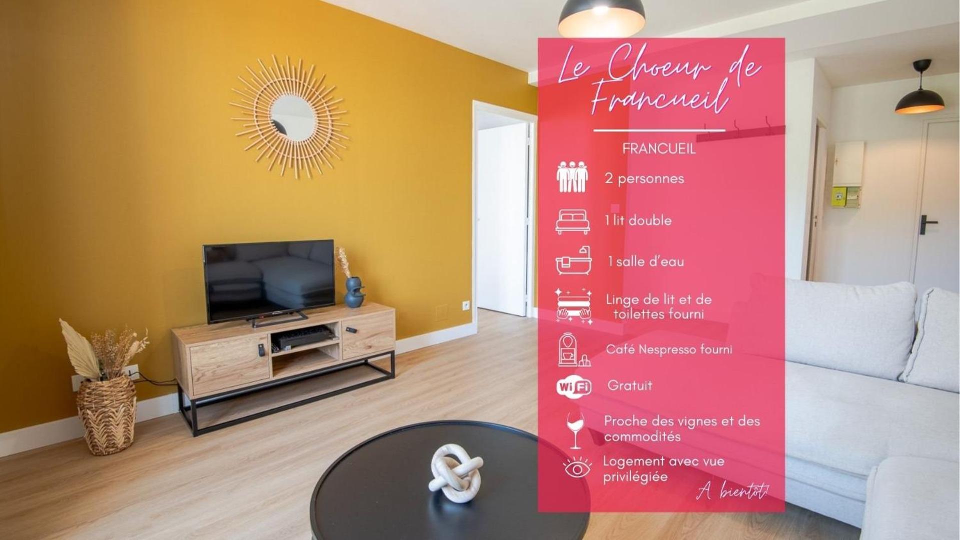 Le Choeur De Francueil - T2 Avec Vue Apartamento Exterior foto